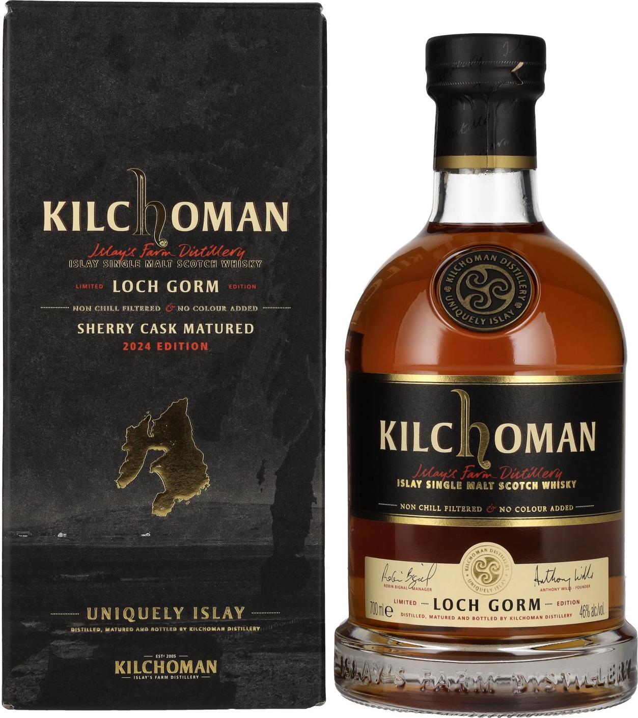 Kilchoman LOCH GORM Sherry Cask Matured Limited Edition 2024 46% Vol. 0,7l in Giftbox