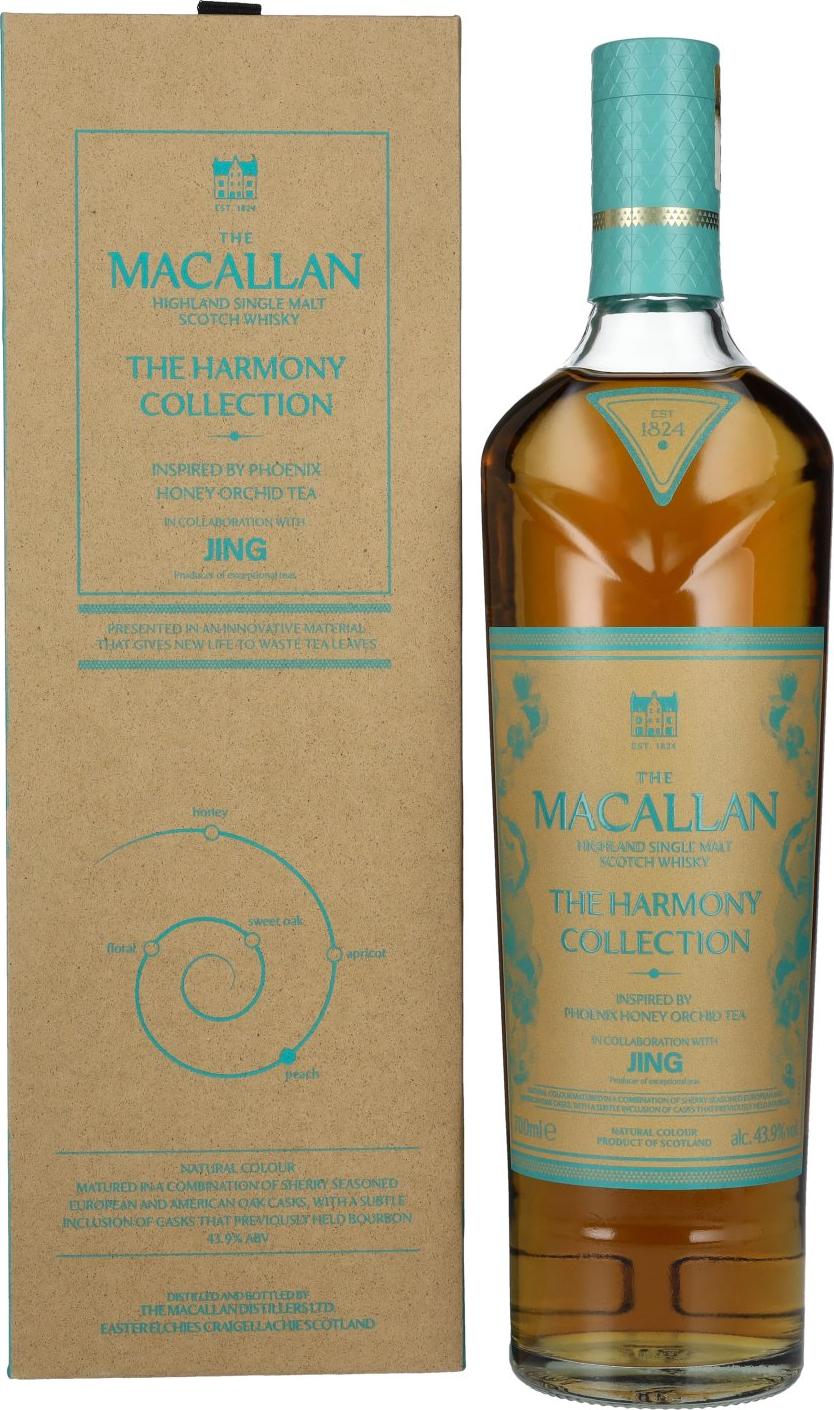 The Macallan The Harmony Collection JING PHOENIX HONEY ORCHID TEA 43,9% Vol. 0,7l in Giftbox
