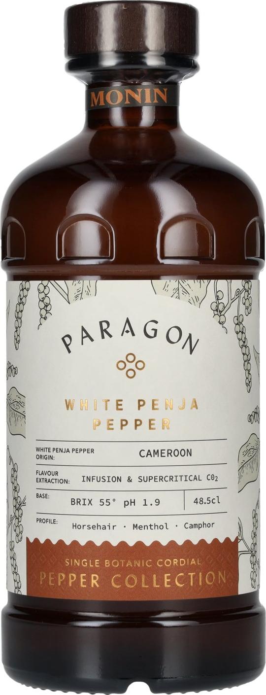 Monin PARAGON WHITE PENJA PEPPER Single Botanic Cordial Pepper Collection 0,485l
