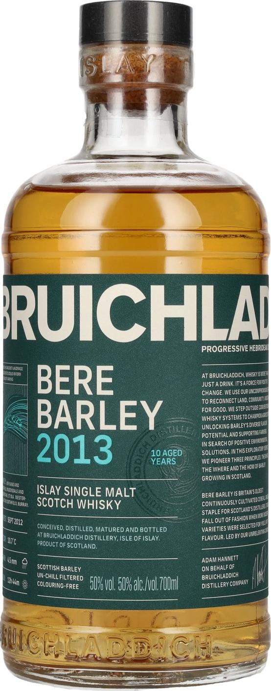 Bruichladdich BERE BARLEY 10 Years Old 2013 50% Vol. 0,7l