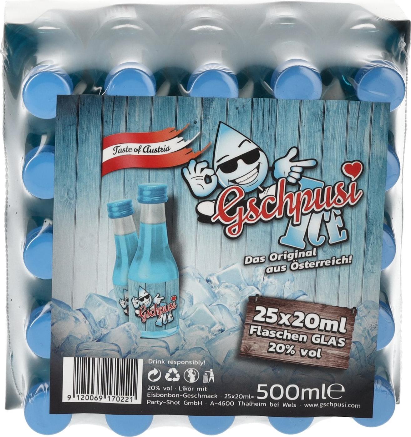 Gschpusi Ice 20% Vol. 25x0,02l