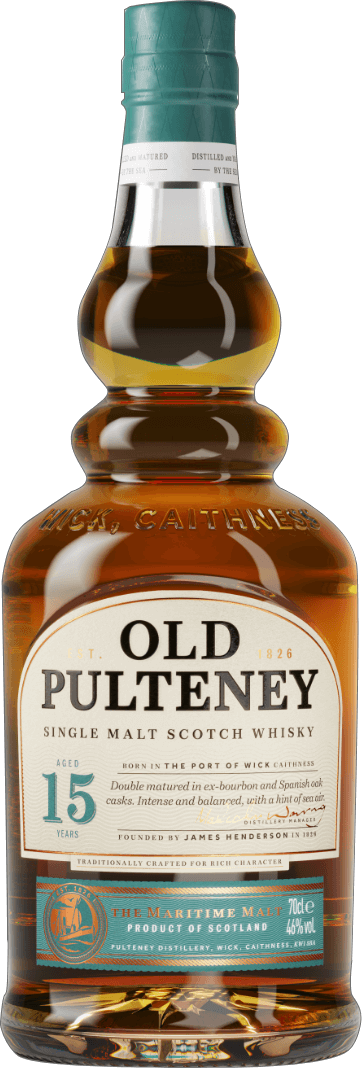Old Pulteney 15 Years Old Single Malt Scotch Whisky 46% Vol. 0,7l in Giftbox