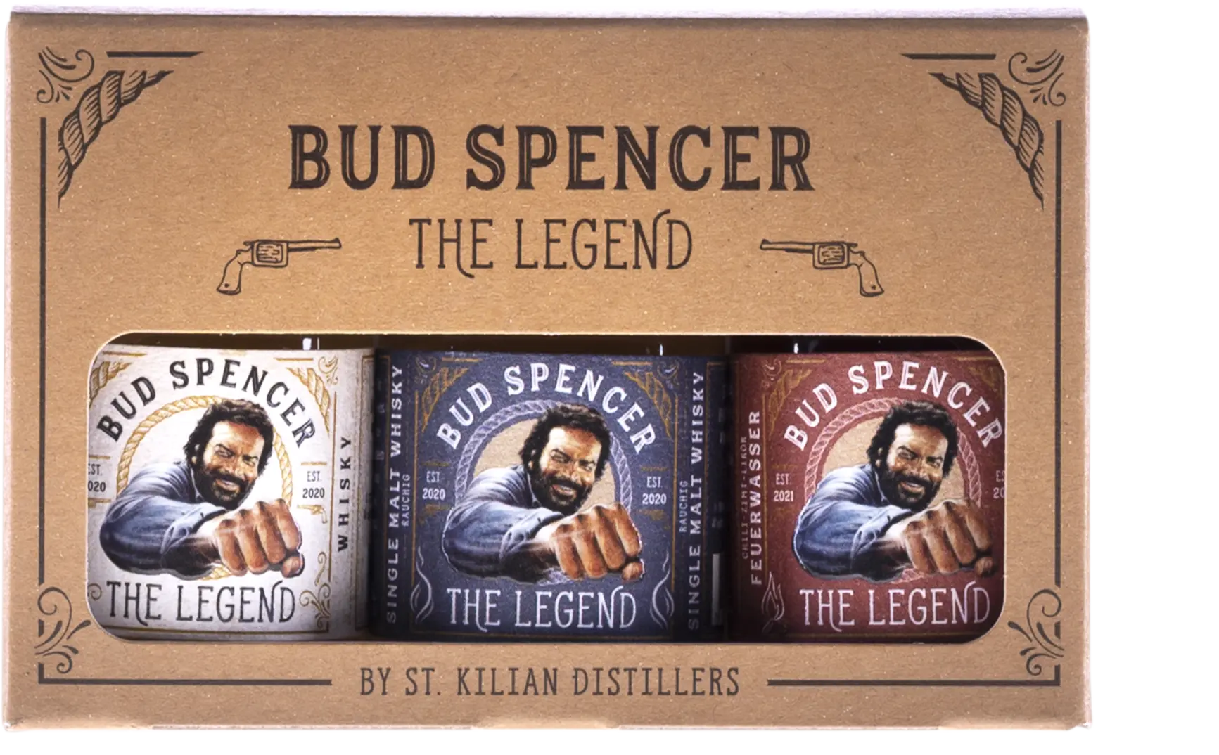 St. Kilian Bud Spencer THE LEGEND Miniset 3x0,05l in Giftbox