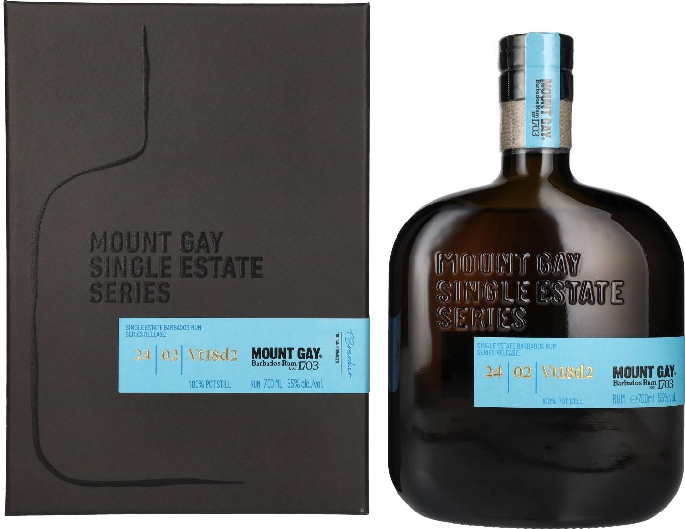 Mount Gay Single Estate Series #24/2 55% Vol. 0,7l in Giftbox