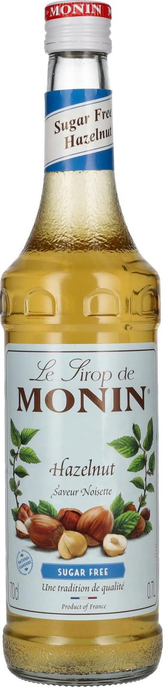 Le Sirop de MONIN HAZELNUT Sugar-Free 0,7l