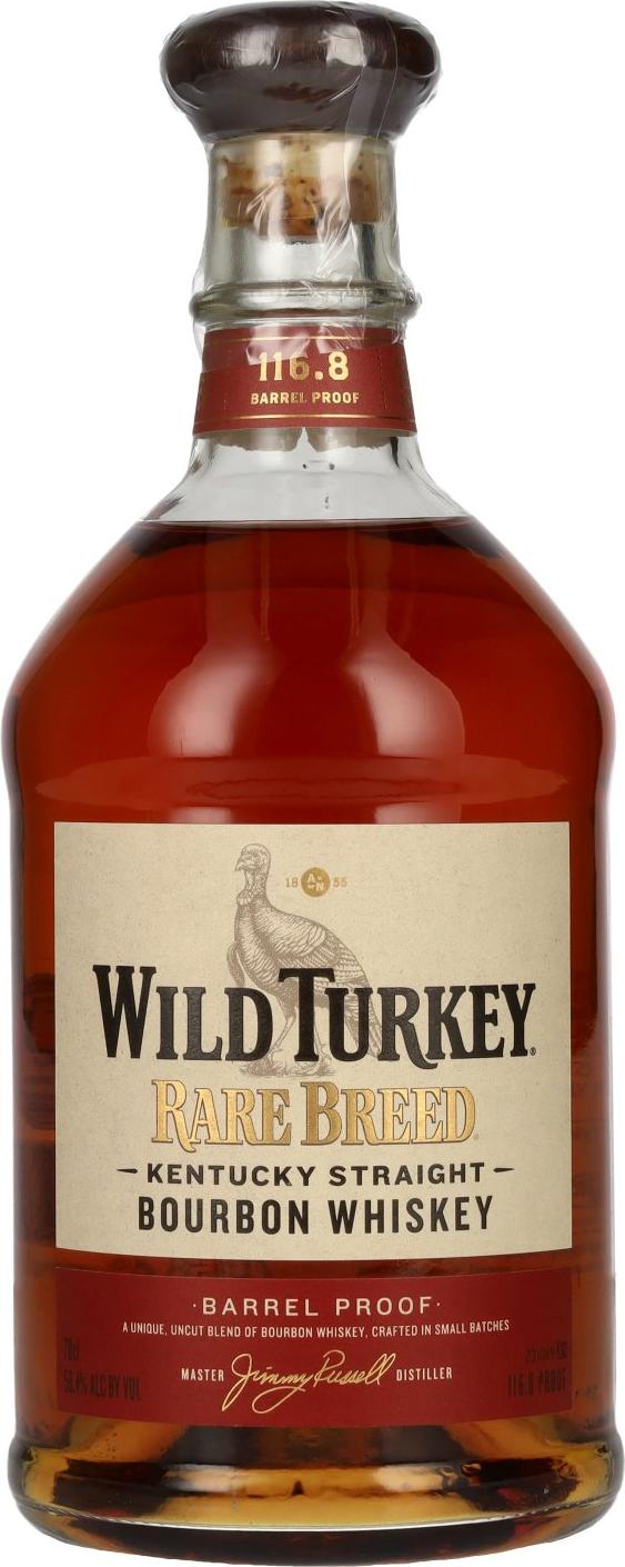 Wild Turkey RARE BREED Kentucky Straight Bourbon Whiskey Barrel Proof 58,4% Vol. 0,7l