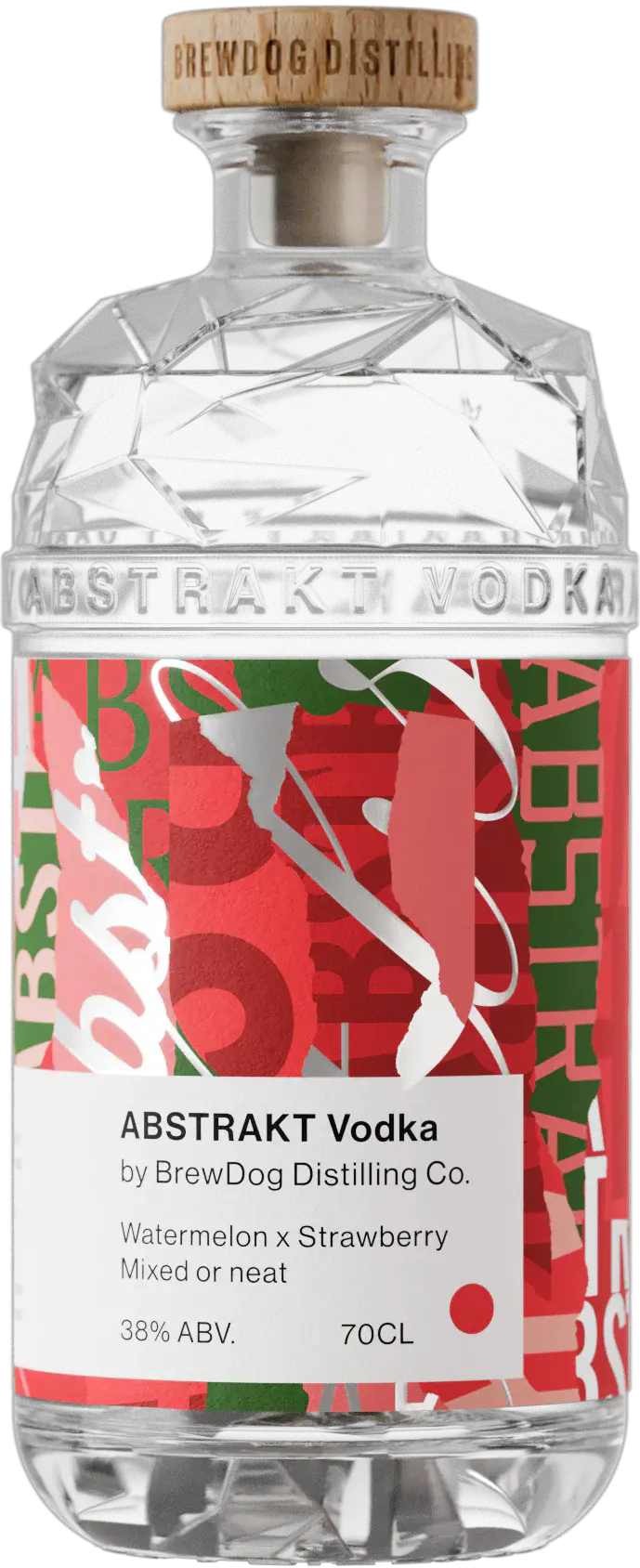 Brewdog ABSTRAKT Vodka WATERMELON x STRAWBERRY 38% Vol. 0,7l