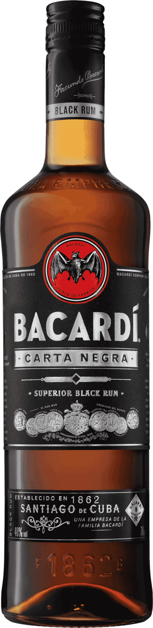 Bacardi Carta Negra 37,5% Vol. 0,7l