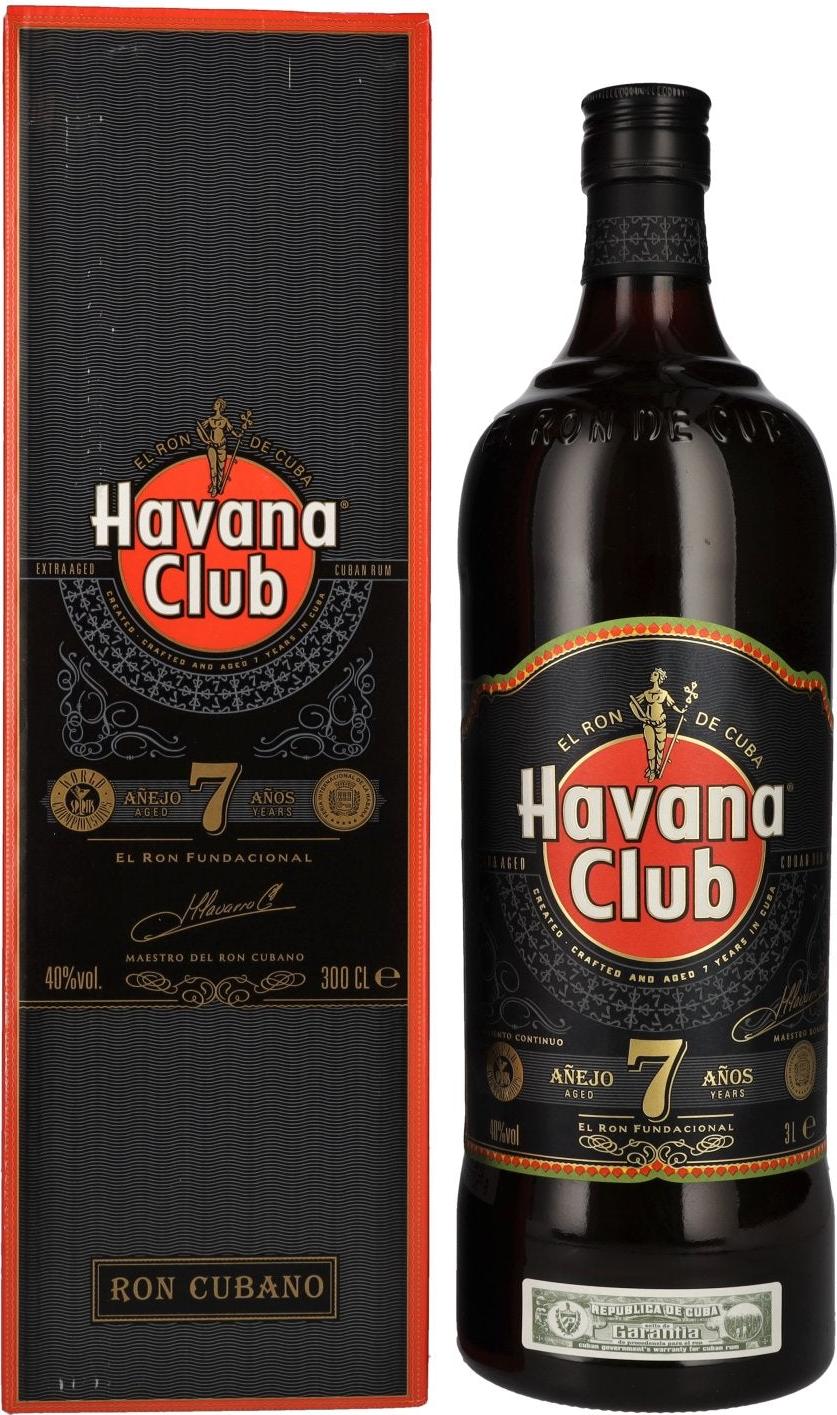 Havana Club 7 Años 40% Vol. 3l in Giftbox