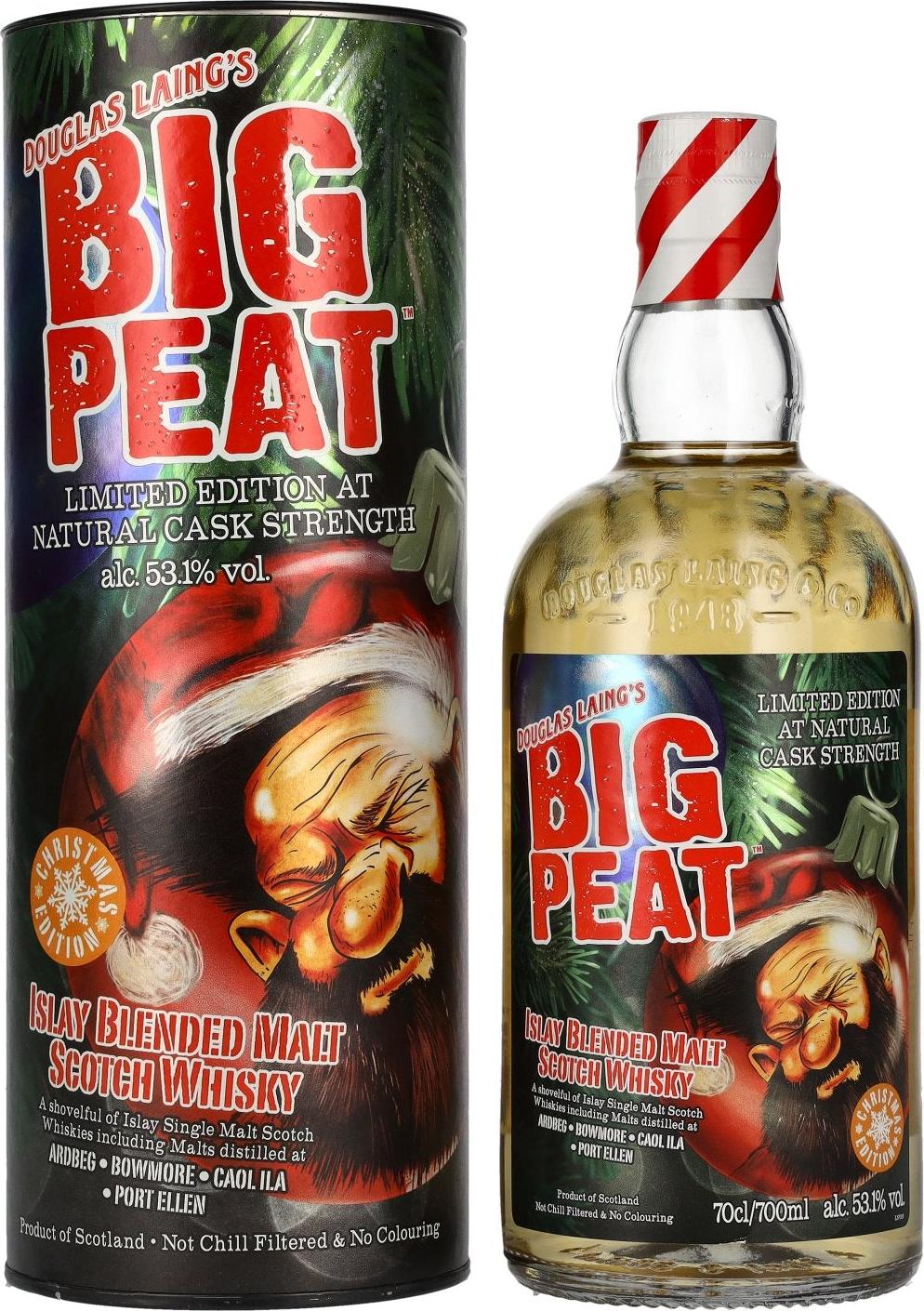 Douglas Laing BIG PEAT Limited Christmas Edition 2020 53,1% Vol. 0,7l in Giftbox
