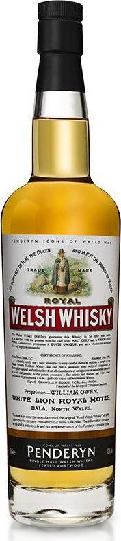 Penderyn Icons of Wales #6 – Royal Welsh Whisky 43% Vol. 0,7l