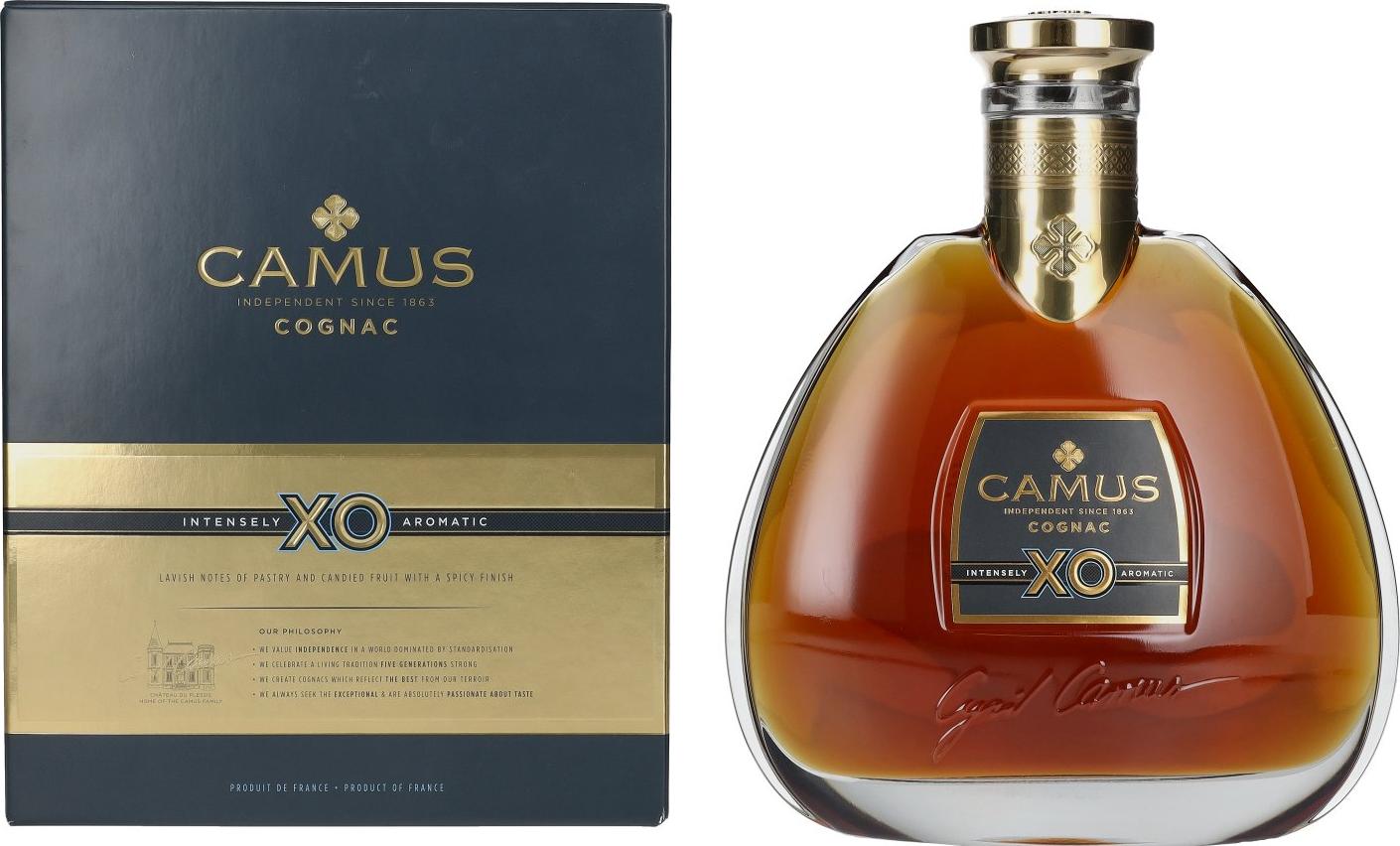 CAMUS XO Intensely Aromatic Cognac 40% Vol. 0,7l in Giftbox