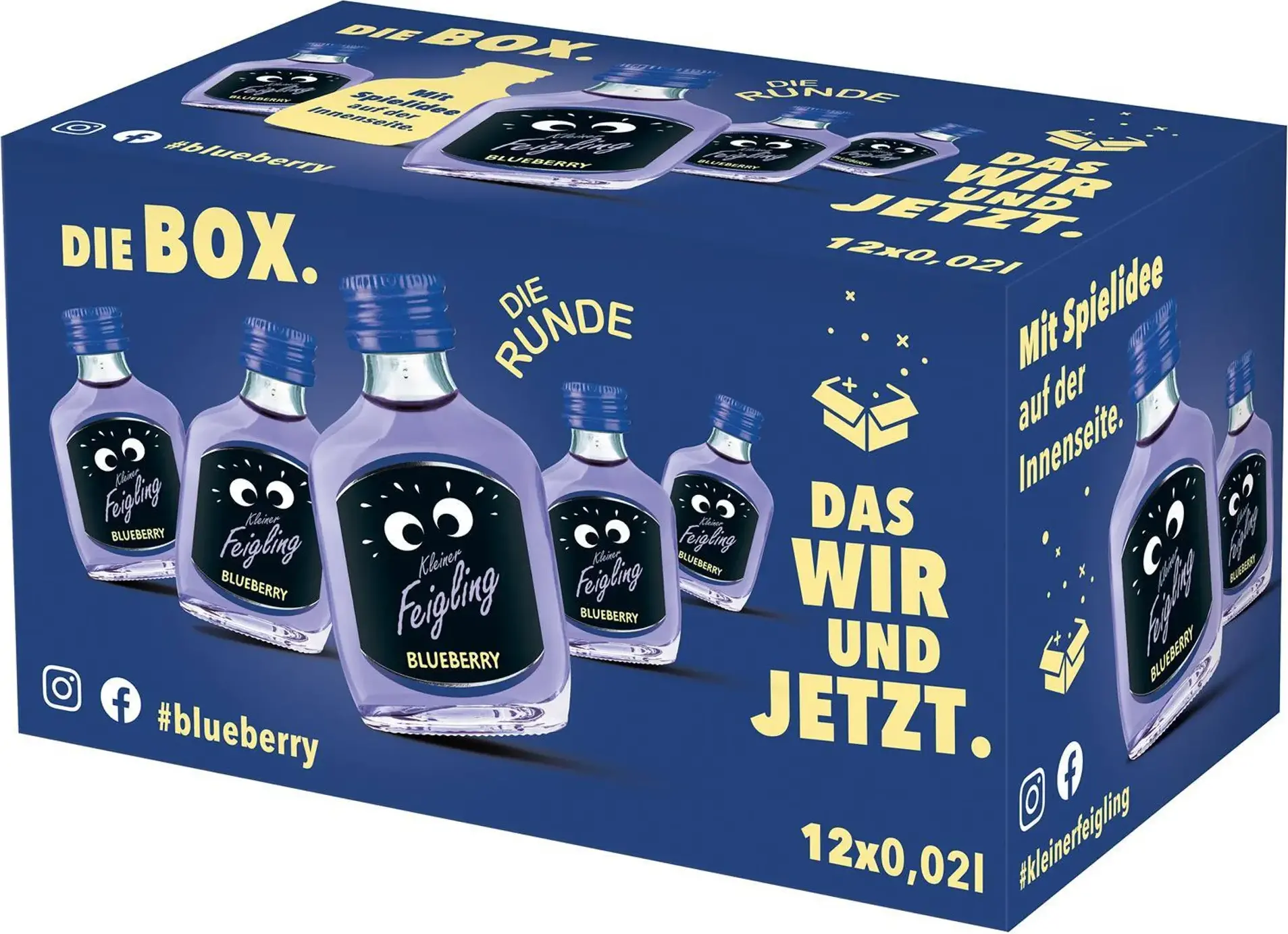 Kleiner Feigling Blueberry 15% Vol. 12x0,02l