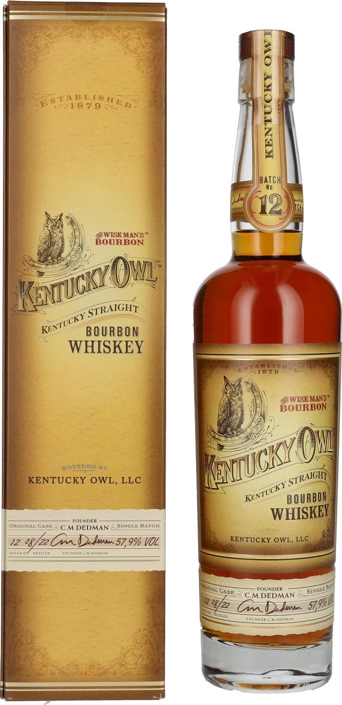 Kentucky Owl Batch No. 12 Straight Bourbon Whiskey 57,9% Vol. 0,7l