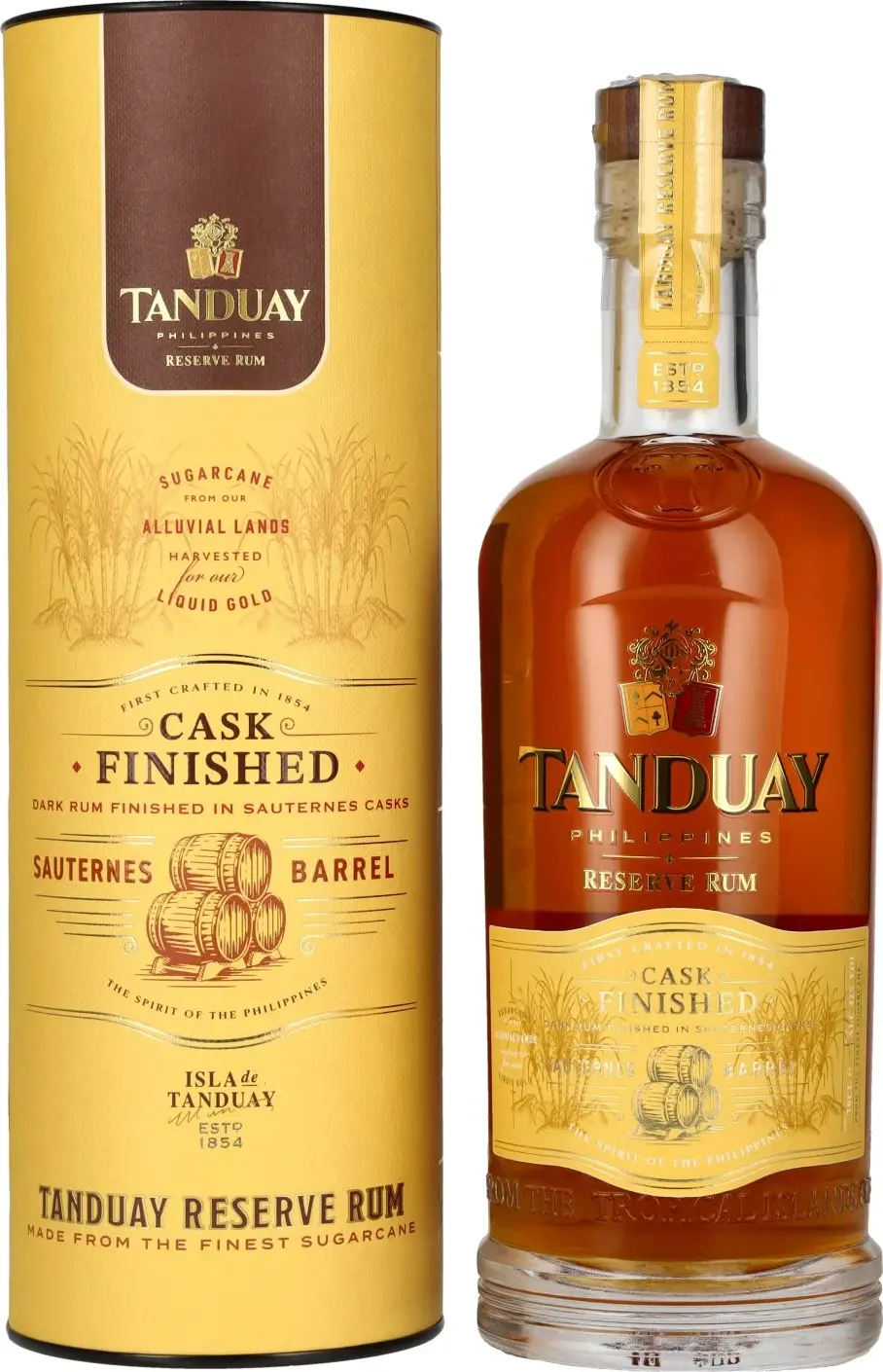 Tanduay Tesoro Reserve Rum Sauternes Cask Finish 42% Vol. 0,7l in Giftbox