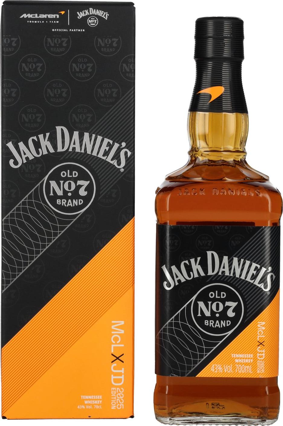 Jack Daniel's Old No. 7 McLaren McLXJD Whiskey 2025 Edition 43% Vol. 0,7l in Giftbox