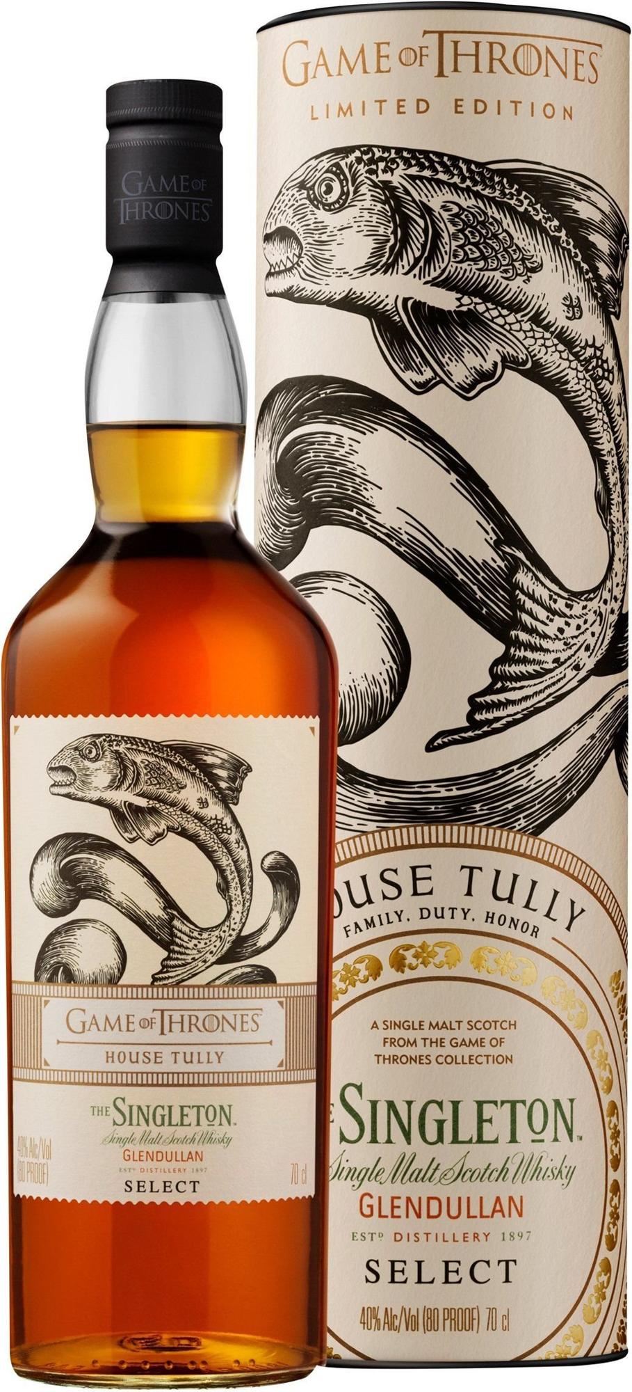 The Singleton GLENDULLAN GAME OF THRONES House Tully 40% Vol. 0,7l in Giftbox