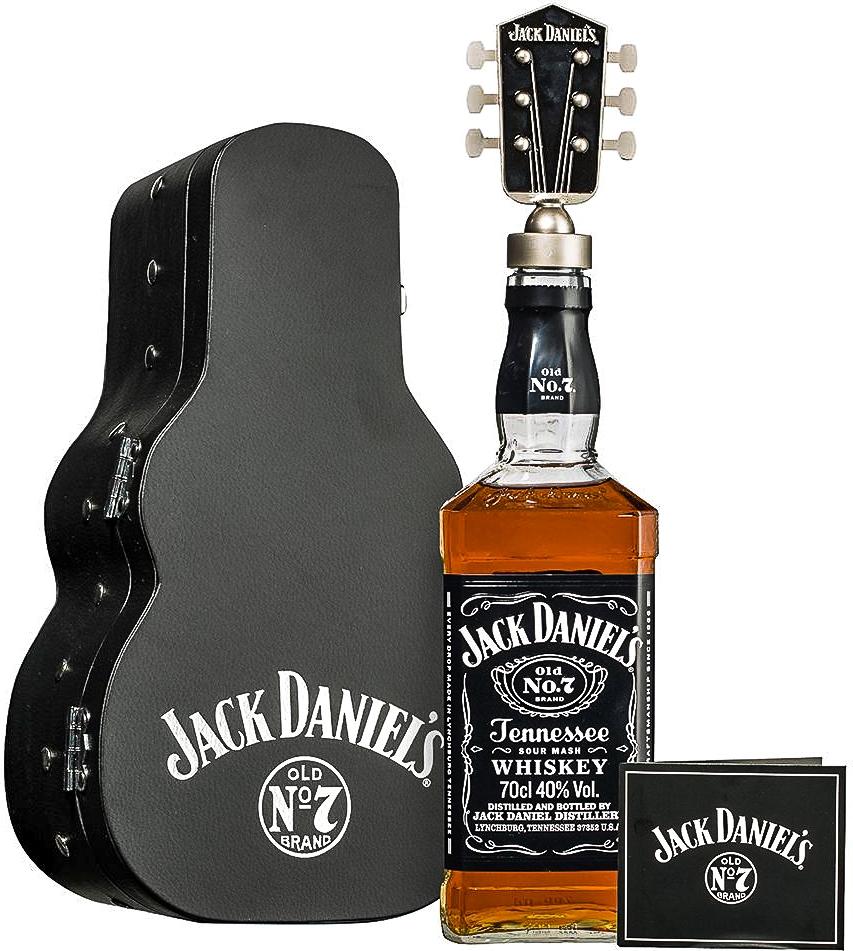 Jack Daniel's Old No.7 Tennessee Whiskey Guitar Case Edition 40% Vol. 0,7l