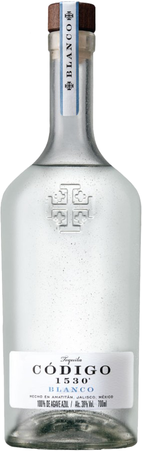 Código 1530 BLANCO Tequila 38% Vol. 0,7l
