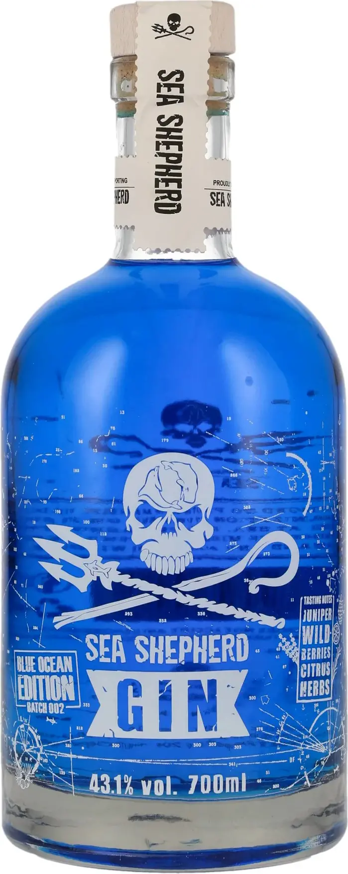 Sea Shepherd BLUE OCEAN EDITION Gin 43,1% Vol. 0,7l