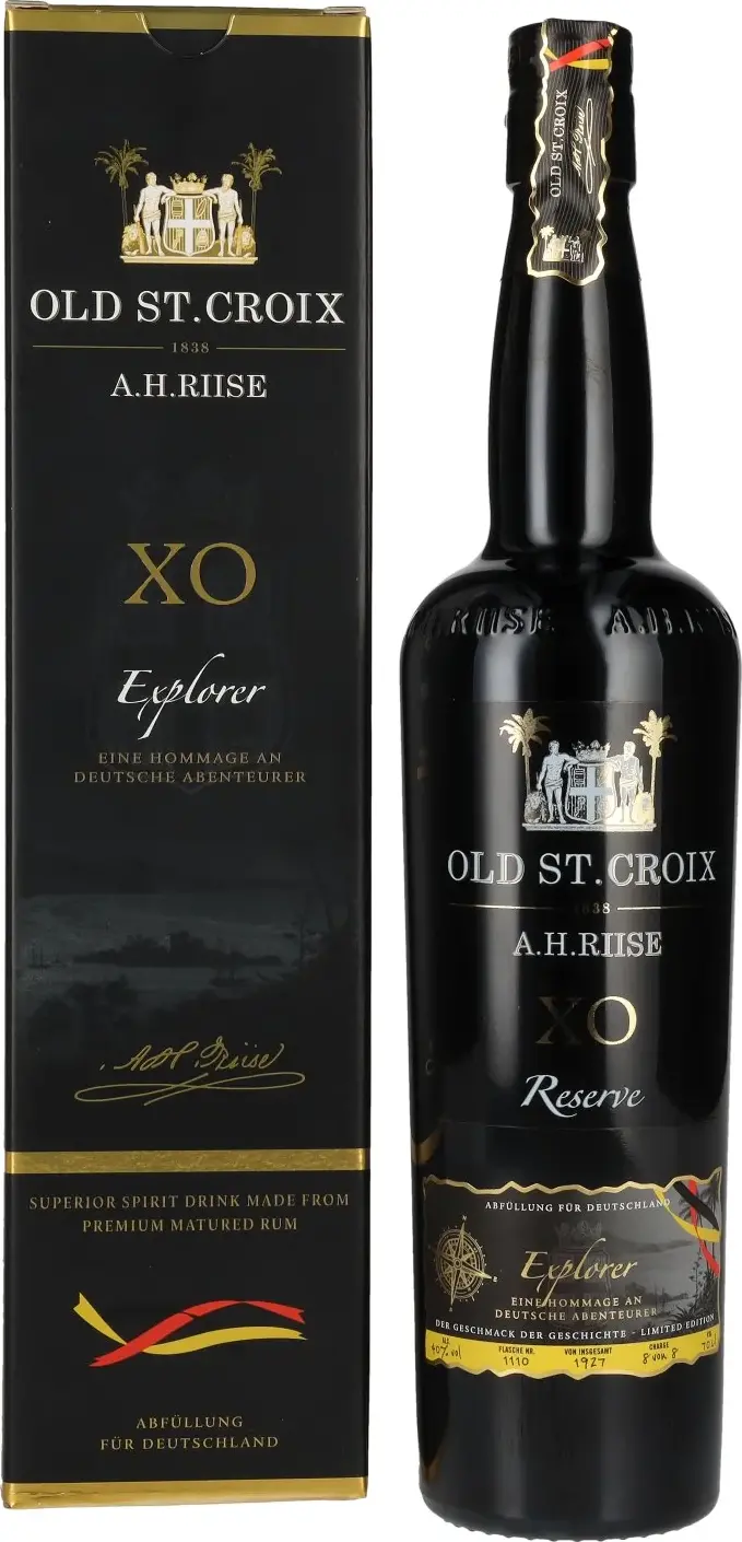 A.H. Riise / Old St. Croix XO Explorer Reserve Germany Edition 40% Vol. 0,7l in Giftbox