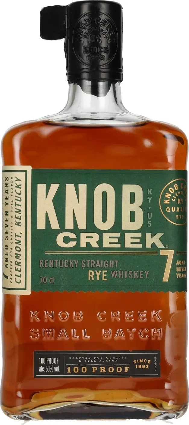 Knob Creek 7 Years Old Kentucky Straight RYE Whiskey Small Batch 50% Vol. 0,7l