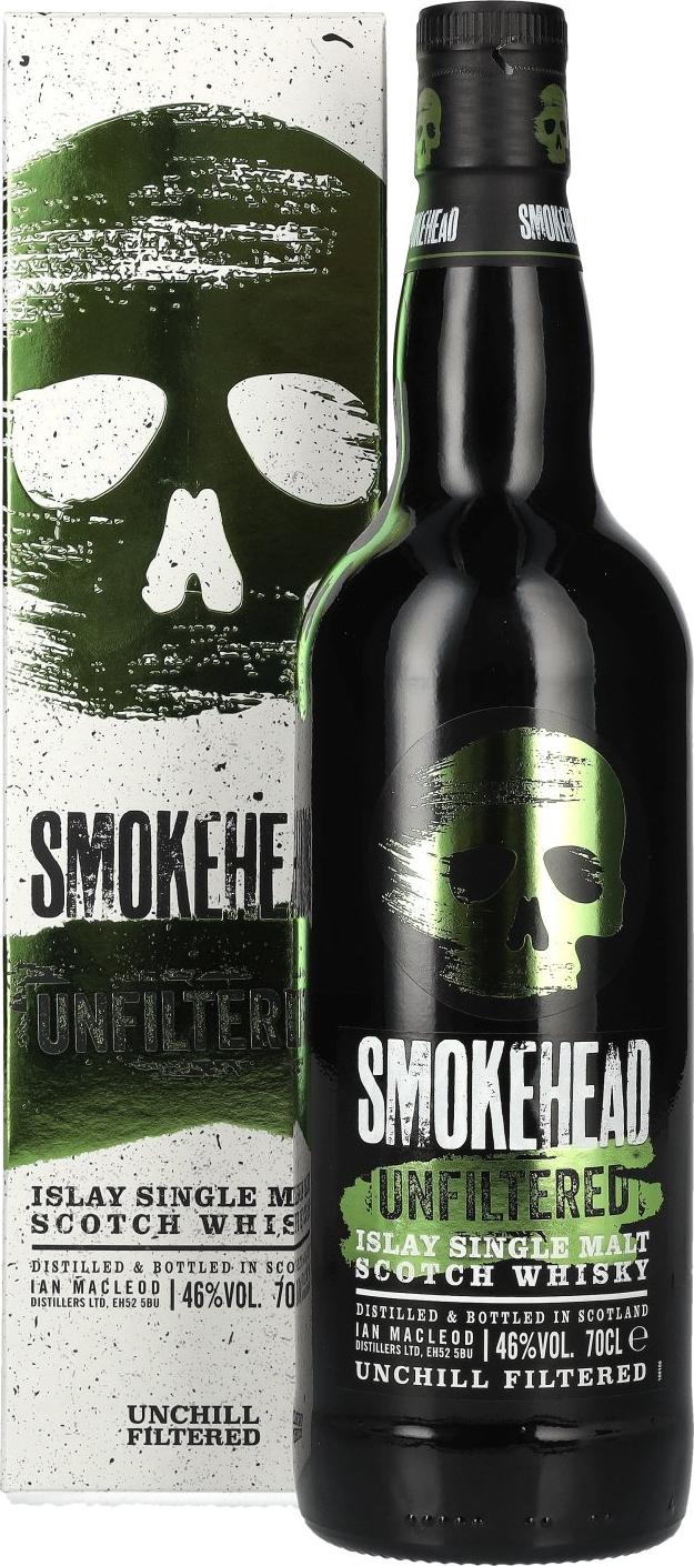 Smokehead UNFILTERED Islay Single Malt Scotch Whisky 46% Vol. 0,7l in Giftbox