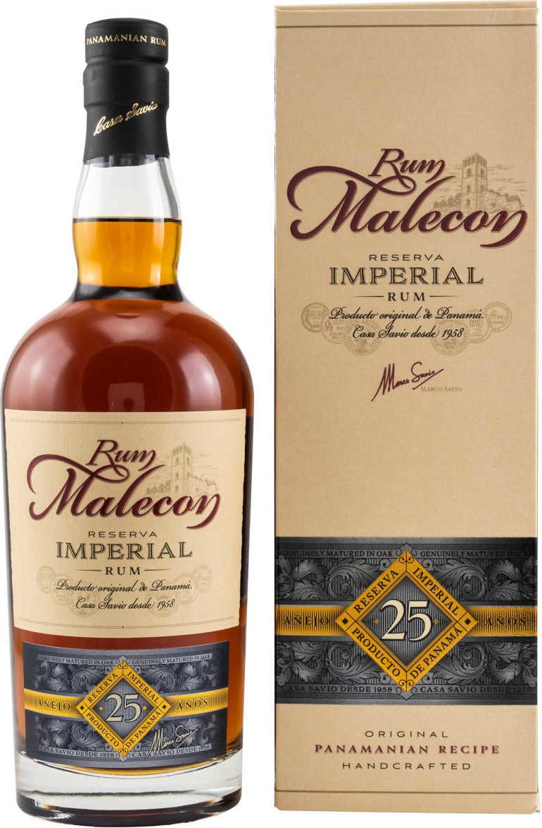 Rum Malecon 25 Years Reserva Imperial 40% Vol. 0,7l in Giftbox