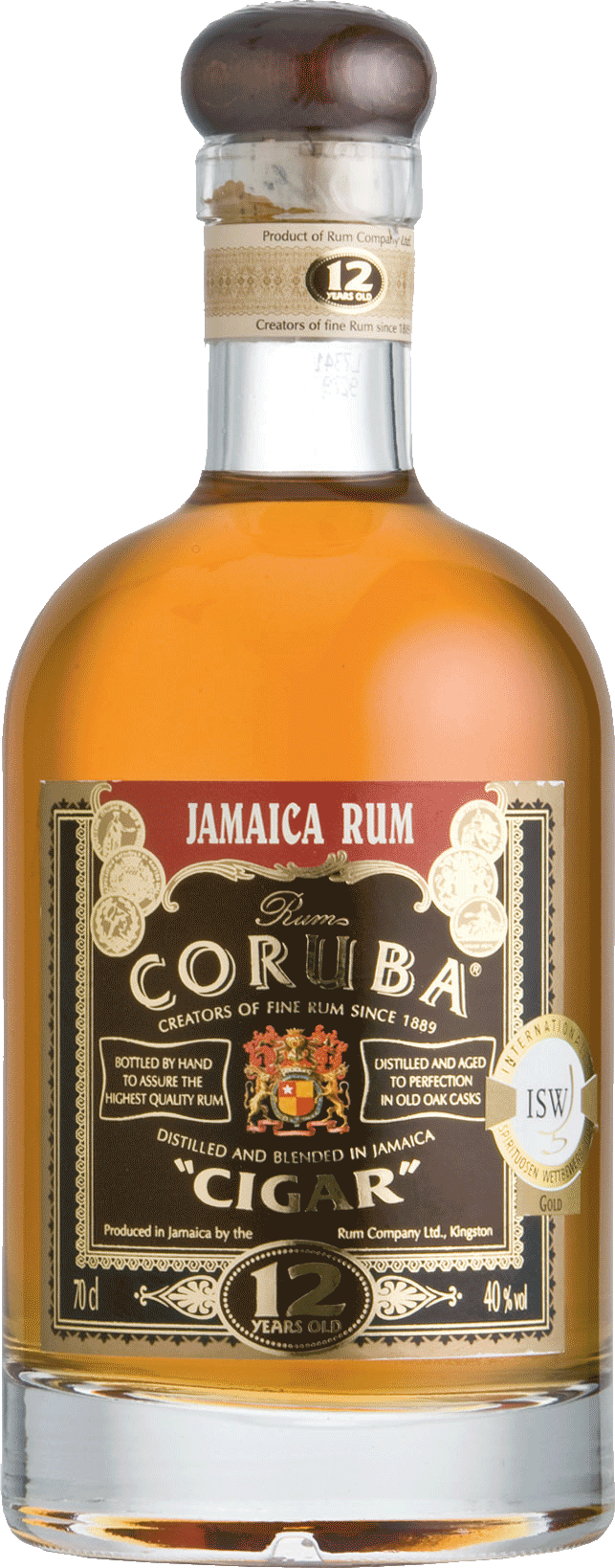 Coruba Cigar 12 Years Rum 40% Vol. 0,7l