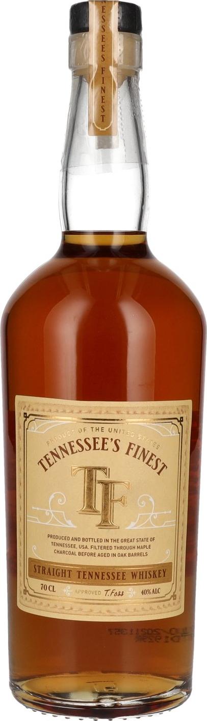 TENNESSEE'S FINEST Straight Tennessee Whiskey 40% Vol. 0,7l