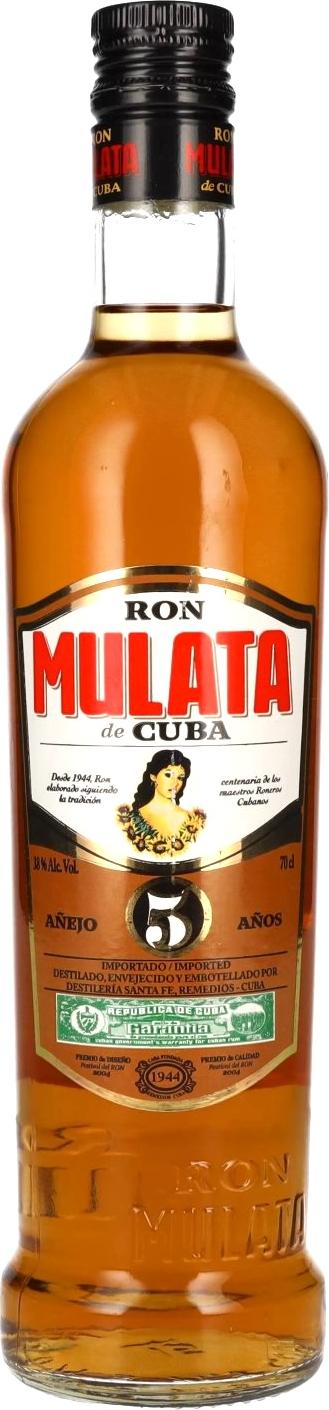 Ron Mulata Añejo 5 Años 38% Vol. 0,7l