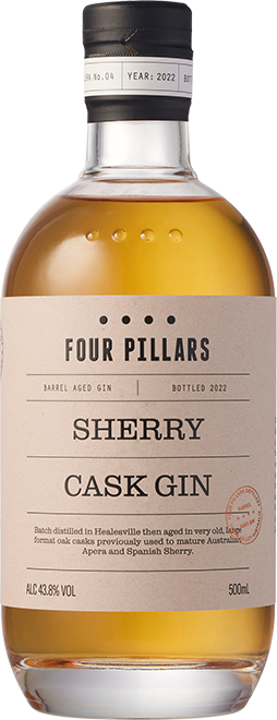 Four Pillars SHERRY CASK Gin 43.8% Vol 0,5l