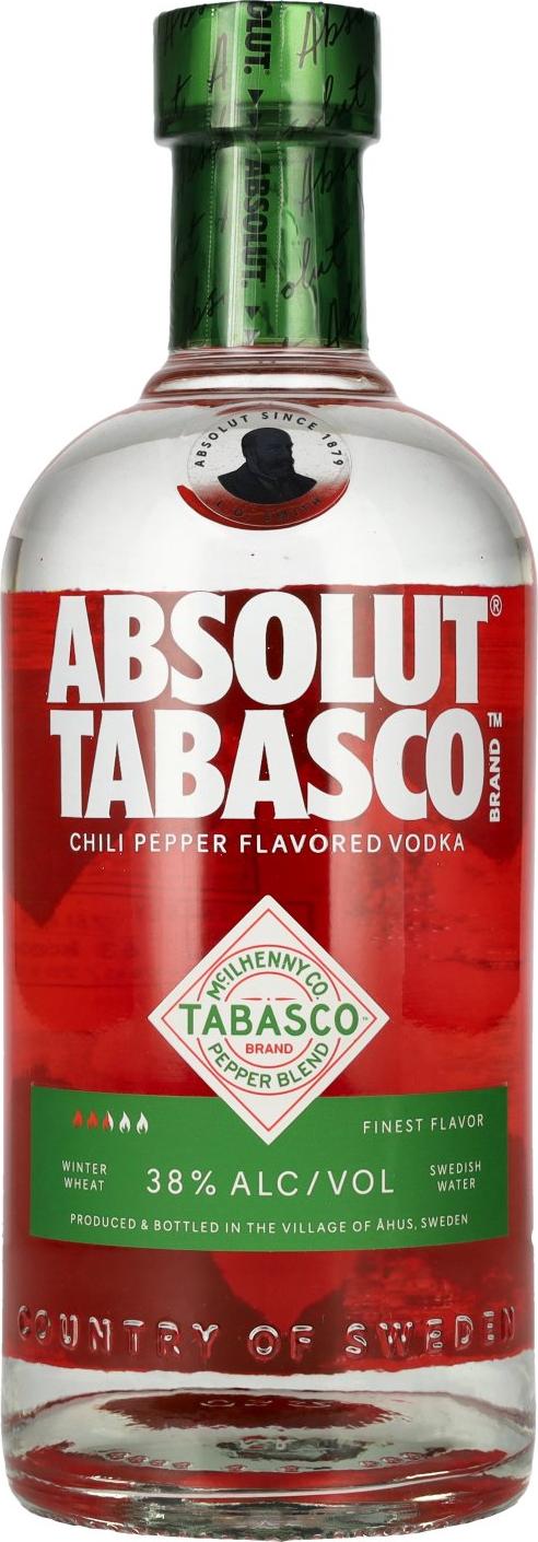 Absolut TABASCO Flavored Vodka 38% Vol. 0,7l