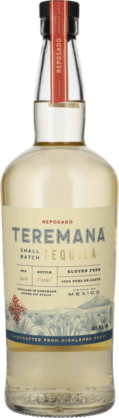 Teremana Tequila Reposado 100% Puro de Agave Small Batch 40% Vol. 1l