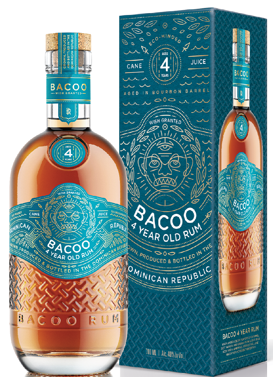 Bacoo 4 Years Old Rum 40% Vol. 0,7l in Giftbox