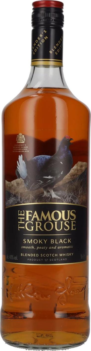 The Famous Grouse SMOKY BLACK Blended Scotch Whisky 40% Vol. 1l