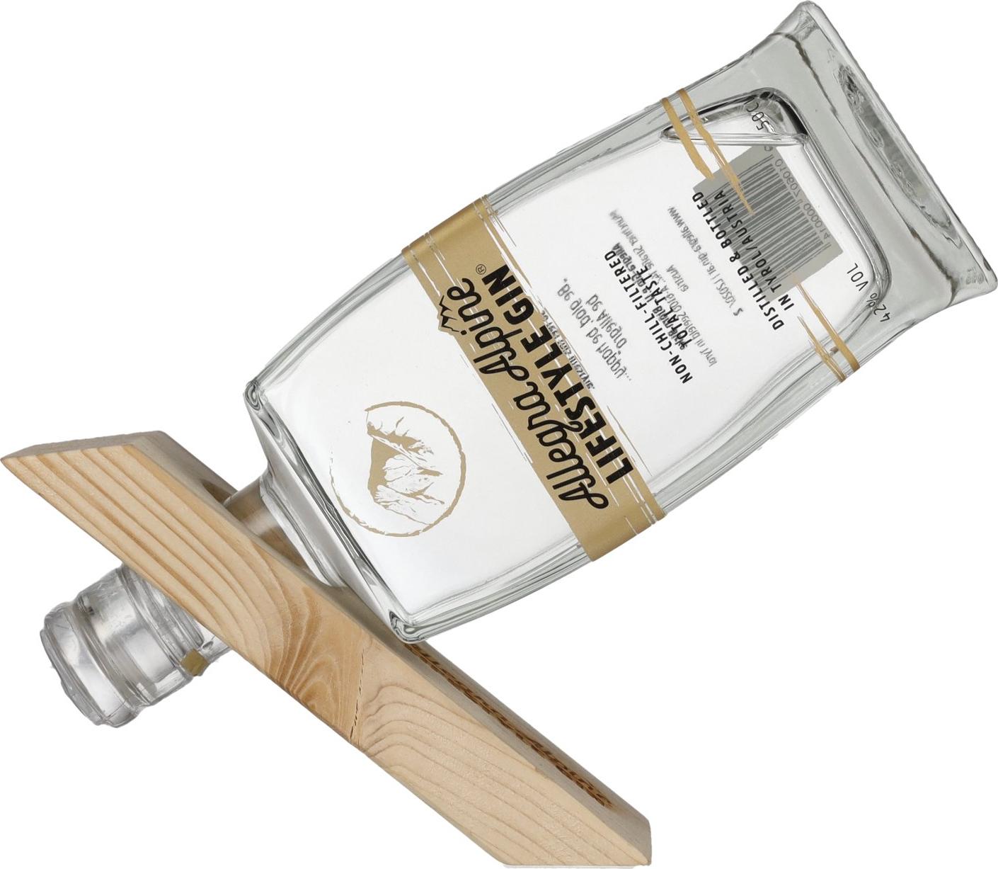 Allegra Alpine Lifestyle Gin 42% Vol. 0,5l with Kickstand
