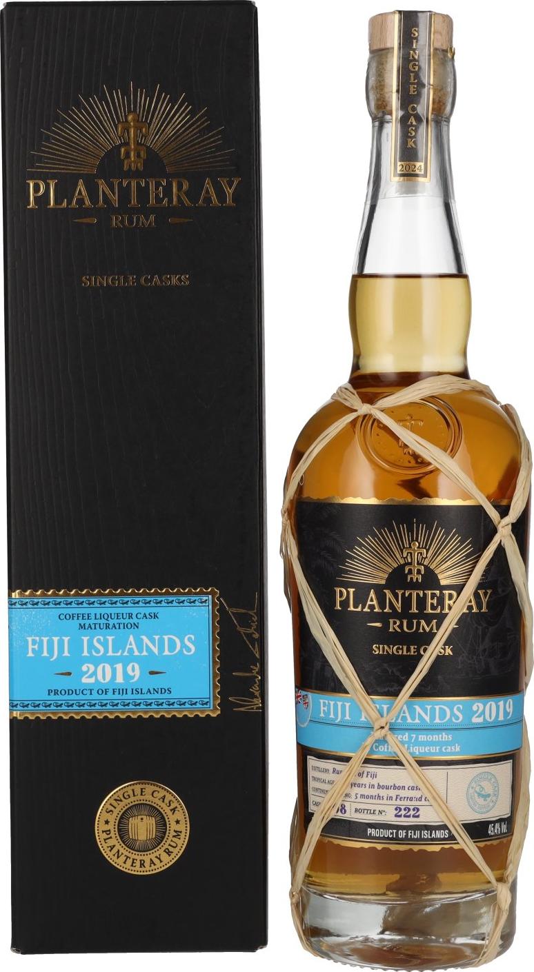 Plantation / Planteray FIJI 2019 Coffe Liqueur Cask Finish Rum 45,4% Vol. 0,7l in Giftbox