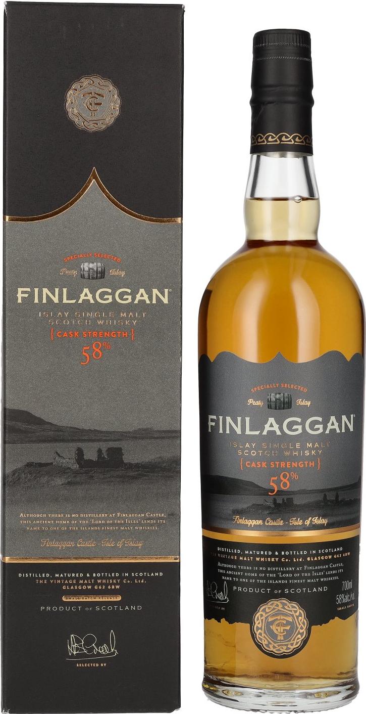 Finlaggan Cask Strength Small Batch Release 58% Vol. 0,7l in Giftbox