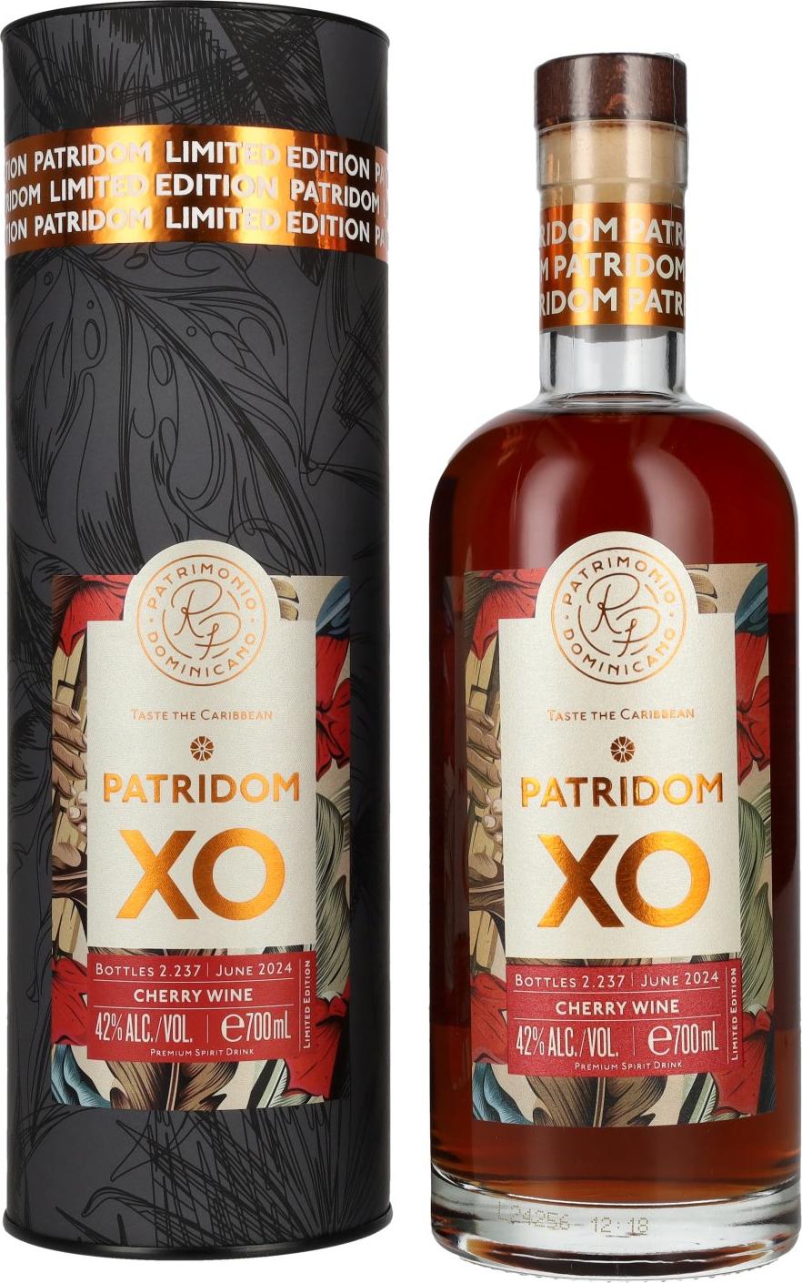 Patridom XO Cherry Wine Cask Finish 42% Vol. 0,7l in Giftbox