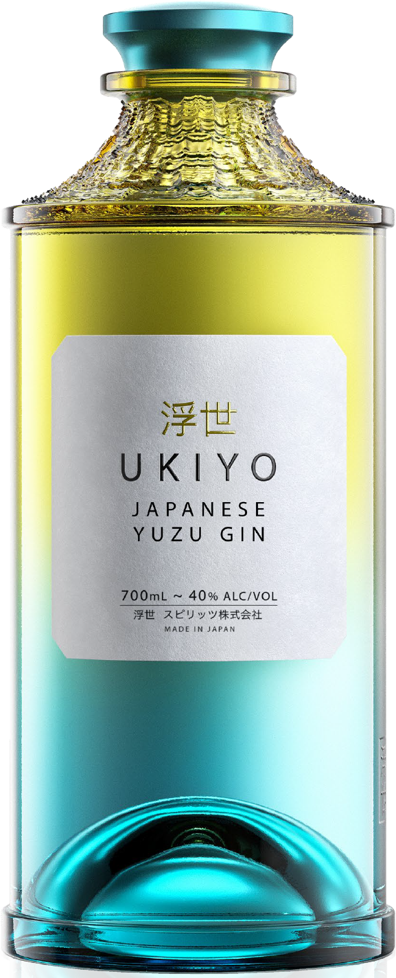 Ukiyo JAPANESE YUZU GIN 40% Vol. 0,7l