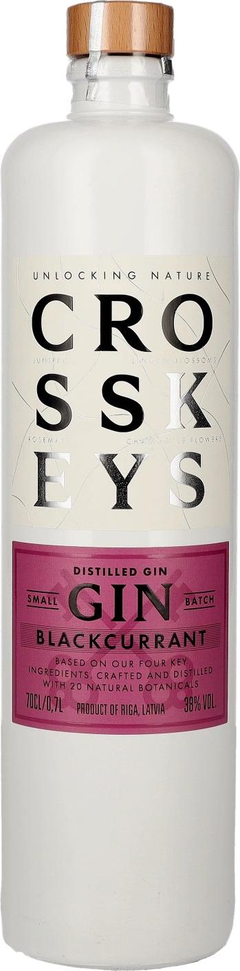 Cross Keys Blackcurrant Premium Craft Gin 38% Vol. 0,7l