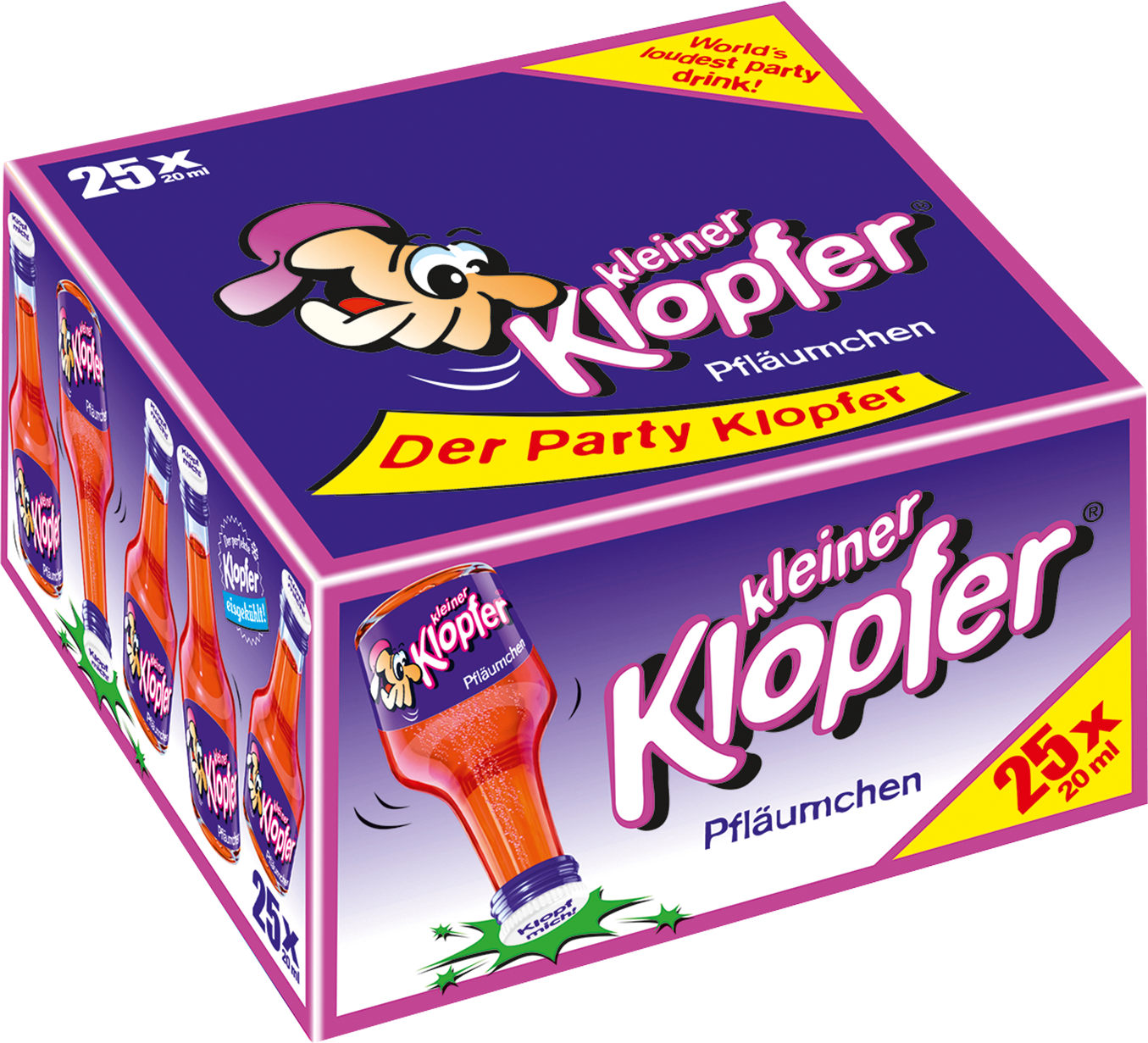 Kleiner Klopfer Plum Liqueurs 25x0,02l