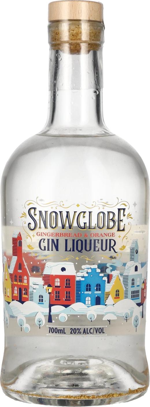 SnowGlobe Orange & Gingerbread Gin Liqueur Light-Up 20% Vol. 0,7l