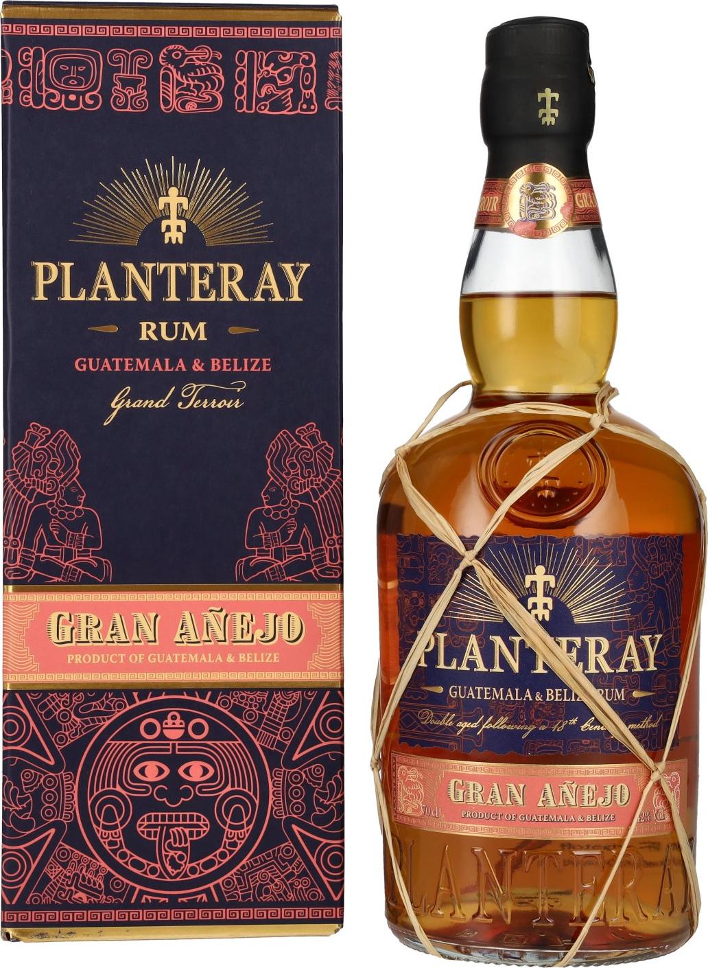 Plantation / Planteray GUATEMALA & BÉLIZE Gran Añejo 42% Vol. 0,7l in Giftbox