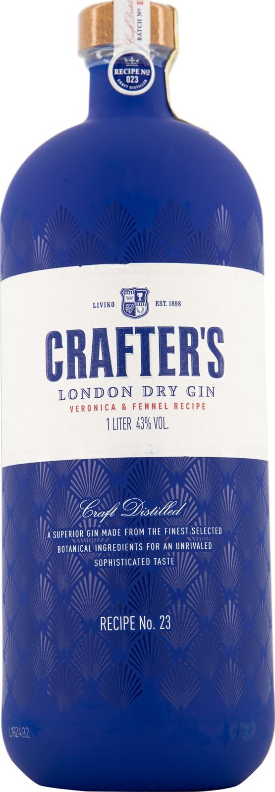 Crafter's London Dry Gin 43% Vol. 1l
