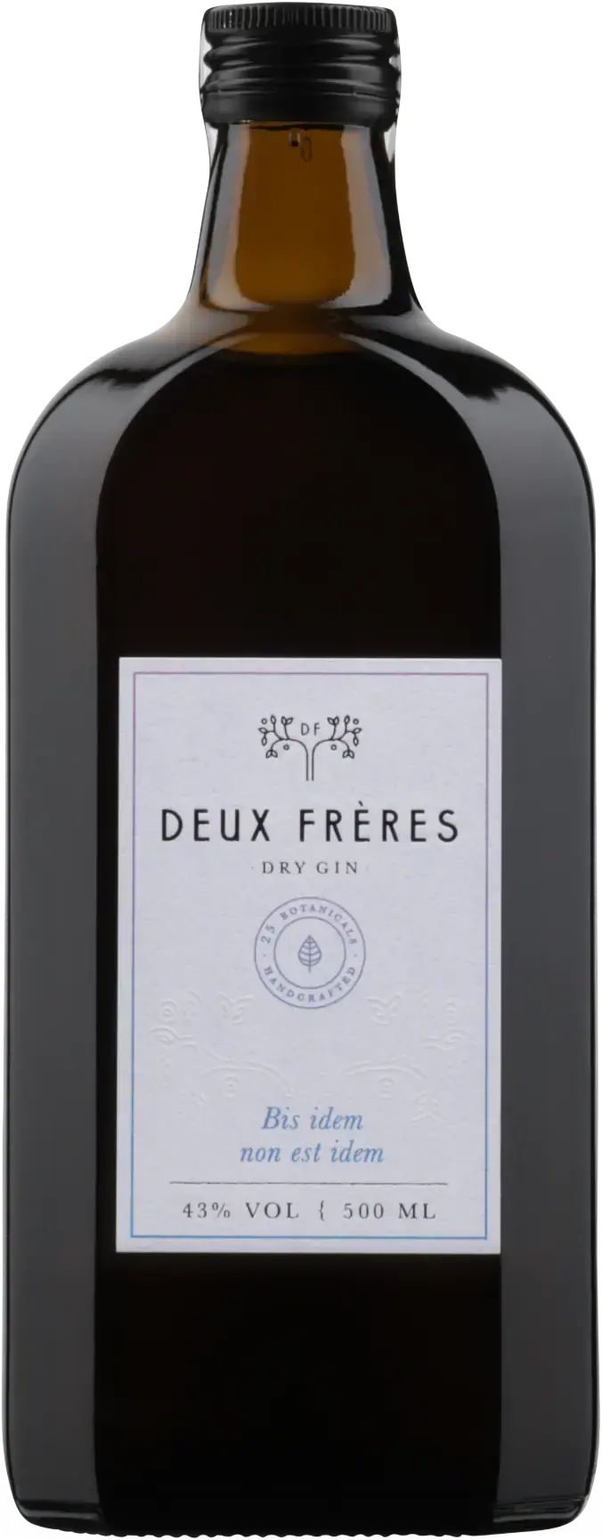 Deux Frères Dry Gin 43% Vol. 0,5l