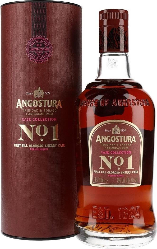 Angostura NO. 1 OLOROSO SHERRY CASK Rum 40% Vol. 0,7l in Giftbox