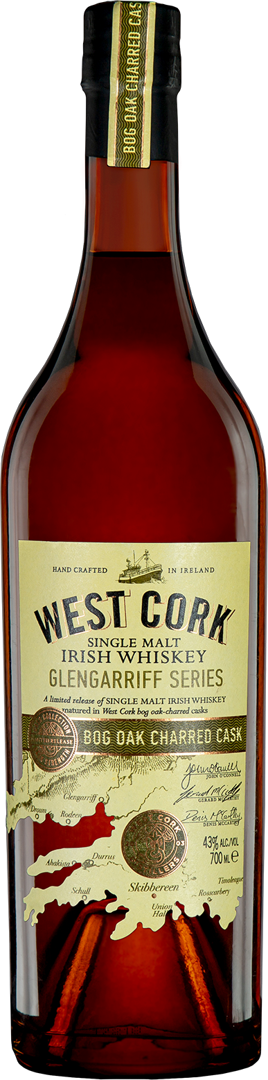 West Cork BOG OAK CHARRED CASK Single Malt Irish Whiskey 43% Vol. 0,7l
