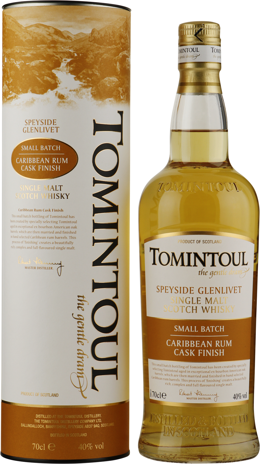 Tomintoul Small Batch Caribbean Rum Cask Finish 40% Vol. 0,7l